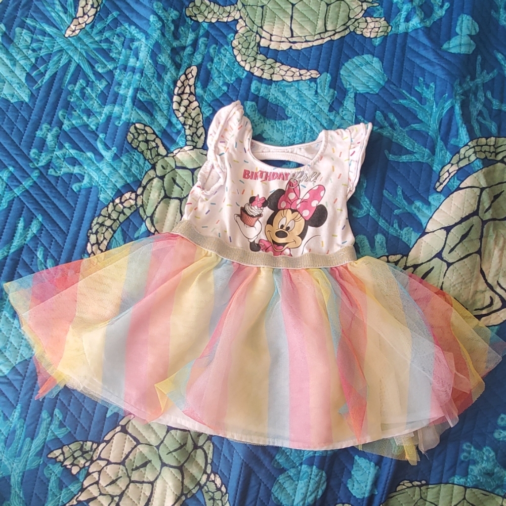 Disney Minnie Mouse Birthday Girl Dress